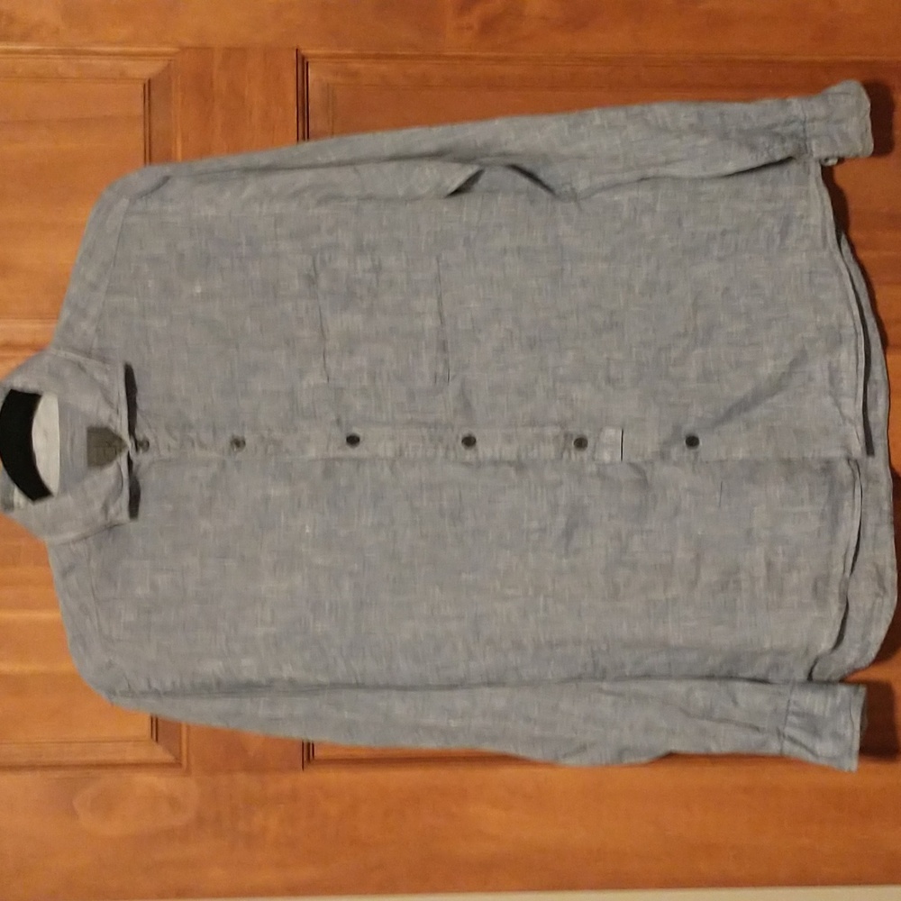 Calvin Klein men's size M long sleeve denim shirt button down
